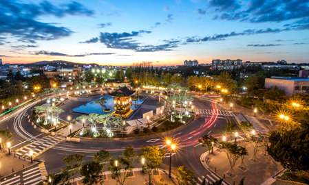 Whole view of Jeonbuk National University